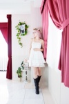 boots cosplay dress flowers ibara just_be_friends_(vocaloid) megurine_luka pink_hair vocaloid rating:Safe score:1 user:pixymisa