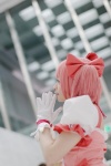 choker cosplay dress gloves hairbows kaname_madoka kanan_kaori pink_hair puella_magi_madoka_magica twintails rating:Safe score:0 user:nil!