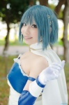 blue_hair cape corset cosplay detached_sleeves dress gloves hinomura_uta miki_sayaka puella_magi_madoka_magica rating:Safe score:0 user:nil!