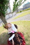 beatrice braid choker cleavage cosplay gown orange_hair saku umineko_no_naku_koro_ni rating:Safe score:0 user:nil!