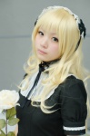 aka_(morimori) blonde_hair cosplay dress hairband original rating:Safe score:0 user:nil!
