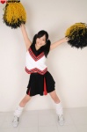 cheerleader_uniform hamada_yuri loose_socks pleated_skirt pom_poms skirt socks tank_top twintails rating:Safe score:1 user:nil!