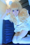 blonde_hair cape cosplay deep_rabbit dress macross macross_frontier macross_frontier:_itsuwari_no_utahime saku sheryl_nome thighhighs zettai_ryouiki rating:Safe score:0 user:nil!