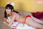 bed bikini nishino_koharu nurse nurse_cap nurse_uniform swimsuit twintails rating:Safe score:0 user:nil!