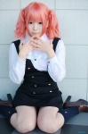 blouse cosplay inu_boku_secret_service jumper kneesocks nana_(iv) red_hair roromiya_karuta school_uniform twintails rating:Safe score:3 user:nil!