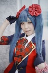 akb0048 blazer blouse blue_hair cosplay gloves hairbows hazuki_riko tie twintails watanabe_mayu_(cosplay) rating:Safe score:0 user:nil!