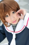beret cardcaptor_sakura cosplay kinomoto_sakura sailor_uniform school_uniform tie zero_inch rating:Safe score:0 user:nil!