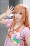 cosplay dress idolmaster idolmaster_cinderella_girls mei moroboshi_kirari orange_hair rating:Safe score:0 user:nil!