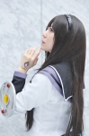 akemi_homura blouse cosplay hairband isshiki_yuima puella_magi_madoka_magica rating:Safe score:0 user:nil!