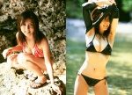 bikini cleavage fukunaga_china shirt_lift side-tie_bikini swimsuit wet rating:Safe score:1 user:nil!
