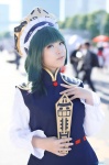 blouse cosplay green_hair hat juju shikieiki_yamaxanadu touhou vest rating:Safe score:0 user:nil!