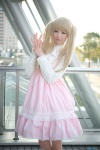 blonde_hair blouse cosplay jumper makise_anji original twintails rating:Safe score:0 user:nil!