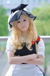 apron blonde_hair blouse cosplay jumper kinuka kirisame_marisa touhou witch_hat rating:Safe score:0 user:nil!