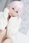 choker cosplay heterochromia k neko_(k) pink_hair seri sweater rating:Safe score:1 user:pixymisa