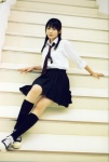 blouse costume maimi miniskirt pleated_skirt school_uniform skirt socks tie yajima_maimi rating:Safe score:1 user:nil!