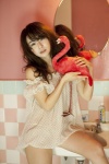 bathroom dress stuffed_animal tachibana_nanako rating:Safe score:2 user:nil!