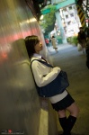 blouse bookbag cardigan costume fuuka_(iii) girlz_high kneesocks pleated_skirt school_uniform side-b_060 skirt rating:Safe score:0 user:nil!