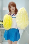 asahina_mikuru asami_uki cheerleader cosplay miniskirt pantyhose pleated_skirt pom_poms skirt suzumiya_haruhi_no_yuuutsu tank_top rating:Safe score:0 user:nil!