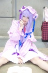 book bows cosplay dress hat maxazi-k patchouli_knowledge purple_hair ribbons touhou twintails rating:Safe score:1 user:pixymisa
