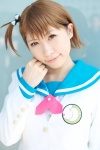 chippi cosplay futami_ami idolmaster idolmaster_xenoglossia sailor_uniform school_uniform rating:Safe score:0 user:nil!