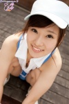 cleavage kana_yuuki miniskirt ponytail shorts skirt sleeveless_polo visor_cap rating:Safe score:0 user:nil!