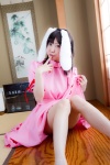 animal_ears bunny_ears cosplay dress inaba_tewi shino_kei touhou rating:Safe score:1 user:bored_man