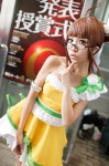 ahoge akizuki_ritsuko boots cosplay dress glasses hizuki_yuuki idolmaster rating:Safe score:0 user:nil!