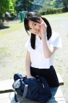 blouse bookbag headphones pleated_skirt sashihara_rino school_uniform skirt twintails wpb_122 rating:Safe score:0 user:nil!