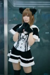 animal_ears black_legwear cape cat_ears cosplay dress narihara_riku original paw_gloves thighhighs zettai_ryouiki rating:Safe score:0 user:nil!