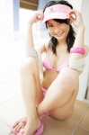 bathroom bikini braid cardigan cleavage mitsui_mayu swimsuit visor rating:Safe score:0 user:nil!