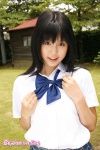 aoi_tsukasa blouse costume pleated_skirt school_uniform skirt rating:Safe score:0 user:nil!