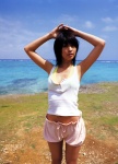 bikini_top ocean shorts swimsuit tank_top tiara_(photo_set) yasuda_misako rating:Safe score:2 user:nil!