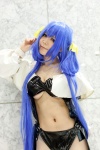 blue_hair bodysuit cosplay dizzy guilty_gear hairbows pantyhose risa_(ii) rating:Safe score:0 user:pixymisa