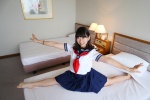 blouse emi miniskirt pleated_skirt sailor_uniform scarf school_uniform skirt rating:Safe score:1 user:pixymisa