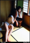 anzu_evolution anzu_sayuri bikini blouse mirror see-through side-tie_bikini swimsuit rating:Safe score:0 user:nil!