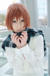 blouse cosplay hair_ribbons hina hirasawa_yui k-on! scarf school_uniform sweater_vest rating:Safe score:0 user:nil!