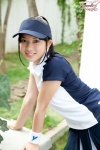 pleated_skirt polo ponytail skirt visor yamanaka_tomoe rating:Safe score:0 user:nil!