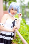 ayanami_rei blue_hair chains collar corset cosplay kaoru's_collection_3 kishimoto_kaoru miniskirt neon_genesis_evangelion skirt rating:Safe score:0 user:nil!