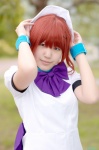beret cosplay dress higurashi_no_naku_koro_ni minatsuki_naru red_hair ryuuguu_rena rating:Safe score:0 user:nil!