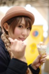 coat hat ice_cream_cone rinami scarf rating:Safe score:0 user:pixymisa