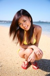 beach bikini cleavage ocean side-tie_bikini swimsuit tsugihara_kana rating:Safe score:0 user:nil!