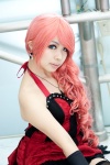 cosplay dress elbow_gloves gloves hiyori necklace original red_hair rating:Safe score:1 user:pixymisa