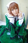 blouse bonnet cosplay dress narihara_riku rozen_maiden suiseiseki vest rating:Safe score:0 user:nil!