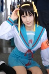 armband cosplay hairband hair_ribbons hiro kneesocks miniskirt pleated_skirt sailor_uniform school_uniform skirt suzumiya_haruhi suzumiya_haruhi_no_yuuutsu rating:Safe score:0 user:nil!