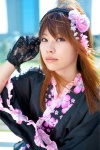 cosplay dress flowers gloves hairband original yuu_(ii) rating:Safe score:0 user:pixymisa