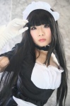 apron choker cosplay elbow_gloves emusuda_riria gloves hairband maid maid_uniform original rating:Safe score:1 user:pixymisa