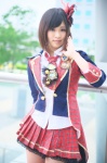 akb48 blouse cosplay endou_sora hairbow jacket maeda_atsuko_(cosplay) miniskirt skirt vest rating:Safe score:0 user:nil!