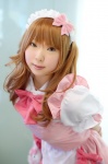 apron cosplay dress hairband maid maid_uniform natsume_megumi original ruffles rating:Safe score:0 user:nil!