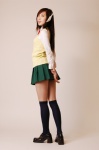 blouse cosplay hina_gokko_ao_futomomo pleated_skirt robot_ears school_uniform serio skirt sweater_vest thighhighs to_heart usa_hinako zettai_ryouiki rating:Safe score:0 user:nil!
