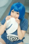 ahoge blue_hair cosplay jumper kaieda_kae pokemon poliwag thighhighs rating:Safe score:1 user:nil!
